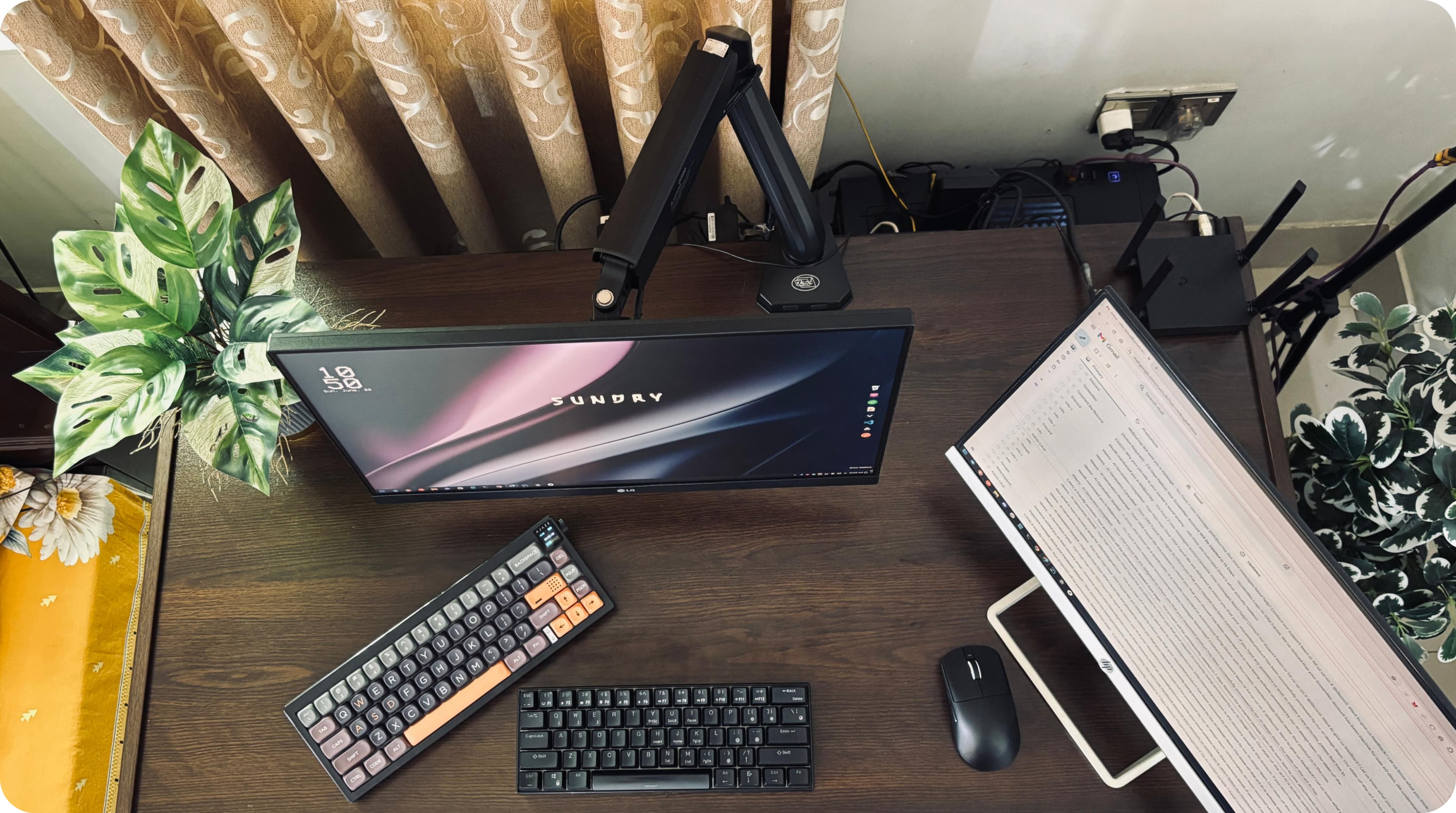 Workspace setup of Sifat Faysal